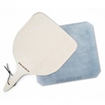 Pierre de cuisson Acier  + pelle en bouleau