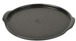 Plat a pizza Stone en ceramique 32 cm Noir Fusain