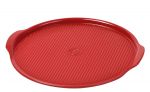 Plat a pizza Stone en ceramique 37cm Rouge Grand Cru