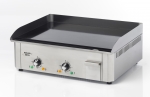 Plancha electrique professionnelle plaque emaillee 10 mm - Moyen modele  60 cm