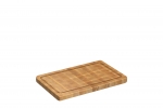Planche a decouper avec rigole en bois debout 36 X 23 cm