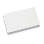 Planche a decouper blanche en poyethylene de 60 x 40 x 2 cm