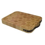 Planche a decouper en bois de bout par Eloise 45 x 35 x 5 cm avec rigole et poch