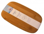 Planche a decouper et a servir en Bambou alimentaire - 25x15x1 cm