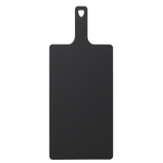 Planche apero noire en cellulose compressee moyen modele - 46 x 19 cm