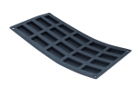 Plaque souple antiadhesive de  25 mini-financiers Moulflex noir