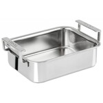 Mini Plat a Four Roaster individuel a 2 anses larges en inox Multiply  10 X 12 cm