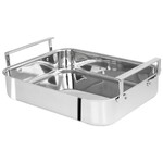 Plat a Four Roaster a 2 anses larges en inox Multiply sans accessoire 38x 33,5 cm