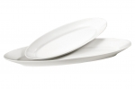 Plat a poisson en porcelaine blanche 58.5 cm X 20 cm