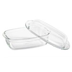 Plat de cuisson a four en verre avec couvercle 3 L - 32.5 x 19.5 x 13 cm de - 40