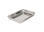 Plat de preparation ou plat a debarrasser en inox de 27 x 22 x 4 cm