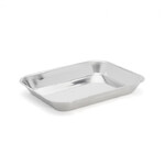 Plat en inox a mariner, a debarrasser ou leche frites 35 x 27 cm x 4.6 cm de hau