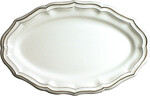 Plat ovale FILET TAUPE