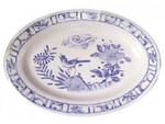 Plat ovale OISEAU BLEU