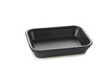 Plat rectangulaire four Noir effet fonte