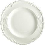 Plat rond creux ROCAILLE BLANC