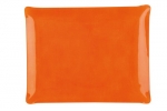 Plateau 37x28 inclusion tissu orange
