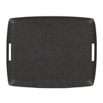 Plateau Acrylique 54 X 43 cm avec anses interieures Lin Gris