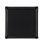 Plateau Acrylique Carre 36 x 36 cm Lin Noir
