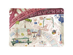 Plateau acrylique, petit modele PARIS-PARIS