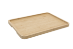 Plateau de service avec poignees en Bambou alimentaire - 40 x 30 cm