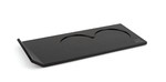 Plateau duo vide pour moulins max 6,4 cm diametre -  noir 21 cm x 9 cm 6,4cm
