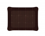 Plateau Platex inclusions Tendances Colorees Isis 25 X 19 cm Isis Chocolat
