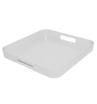 Plateau Zak blanc carre 33 x 33 cm