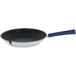 Poele 24 Cm Mutine Fixe Exceliss - Poignee Bakelite Encre Bleue