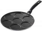 Poele antiadherente 7 blinis tous feux y compris l'induction