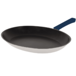 Poele Ovale 35 Cm Mutine Fixe Exceliss - Poignee Bakelite Encre Bleue