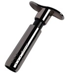 Pompe a vin Nickel Noir avec 3 bouchons WA 137