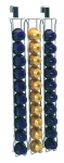 Porte 30 capsules Nespresso pour barre de cuisine - 13 cm x 42 cm - fil metal