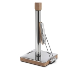 Porte essuie-tout avec bras a tension - Bambou naturel