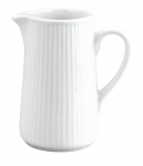 Pot a lait / Cremier 47 cl  en porcelaine blanche 'Plisse' de Pill