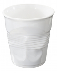 Pot a ustensile froisse Revol 1l blanc - o 14.2 - H 15 cm