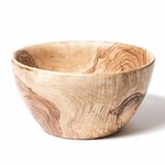 Pot aperitif en bois d' olivier h 15 cm / diam 16 cm FB