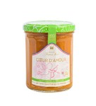Pot de 320 grammes de confiture allegee Coeur d'amour (fruits exotiques, champag