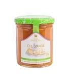 Pot de 320 grammes de confiture allegee Cul d'ange (peche, abricot)
