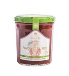 Pot de 320 grammes de confiture allegee Favorite du roy (peche, abricot, framboi