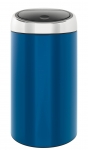 Poubelle Color your bin ronde 45 L Bleu Cobalt