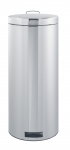 Poubelle Compact'bin ronde 30l acier brillant brabantia