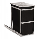 Poubelle rectangulaire coulissante Simple Human 30 L  (Sac K)