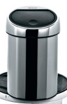 Poubelle 'touch bin' 3 l chrome brillant
