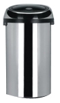 Poubelle touch bin 50 l chrome brillant