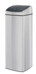 Poubelle TOUCH BIN Rectangulaire 25 L Inox Brosse