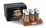Presentoir bois 6 flacons avec epices