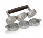 Presse pour 3 mini hamburger Küchenprofi o 6 cm