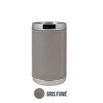 Rafraichisseur de bouteille revetement vachette imprimee - gris fume