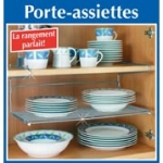 Rak sous etagere pour provisions ou assiettes chrome  50x25x18cm